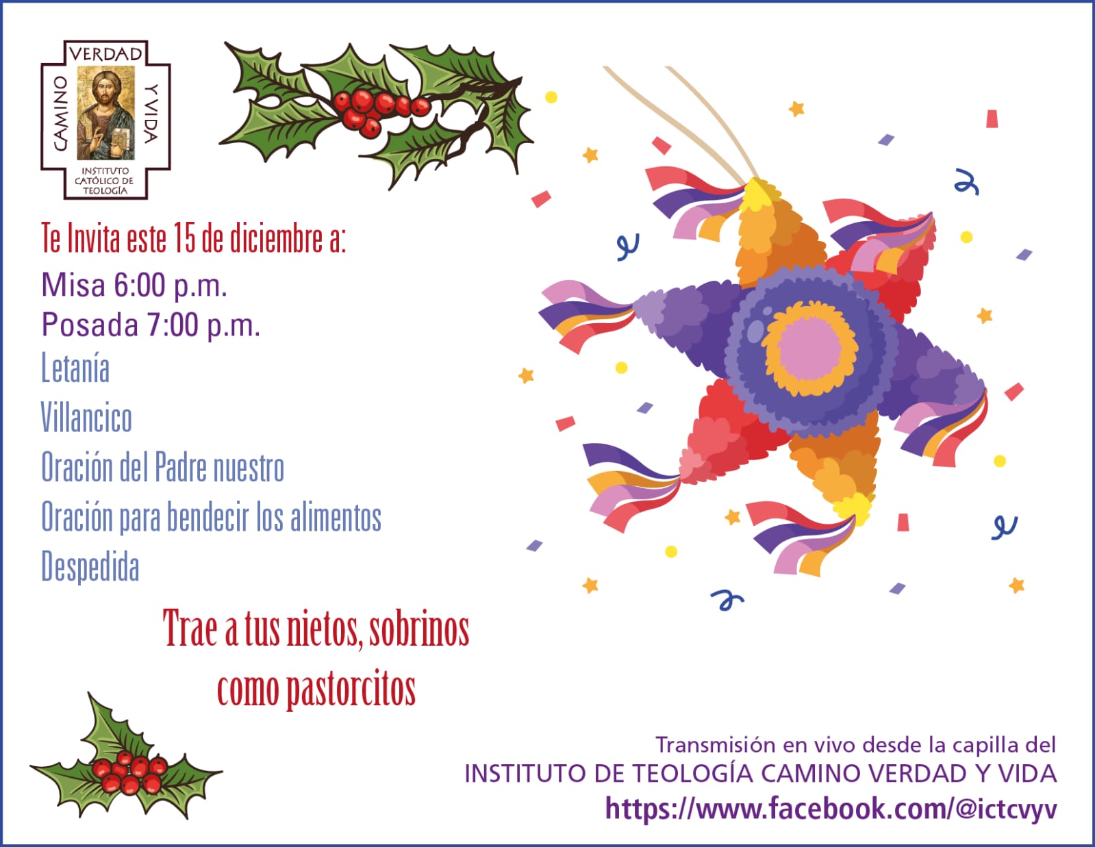 SANTA MISA Y POSADA INSTITUTO CATOLICO DE TEOLOGIA 2026